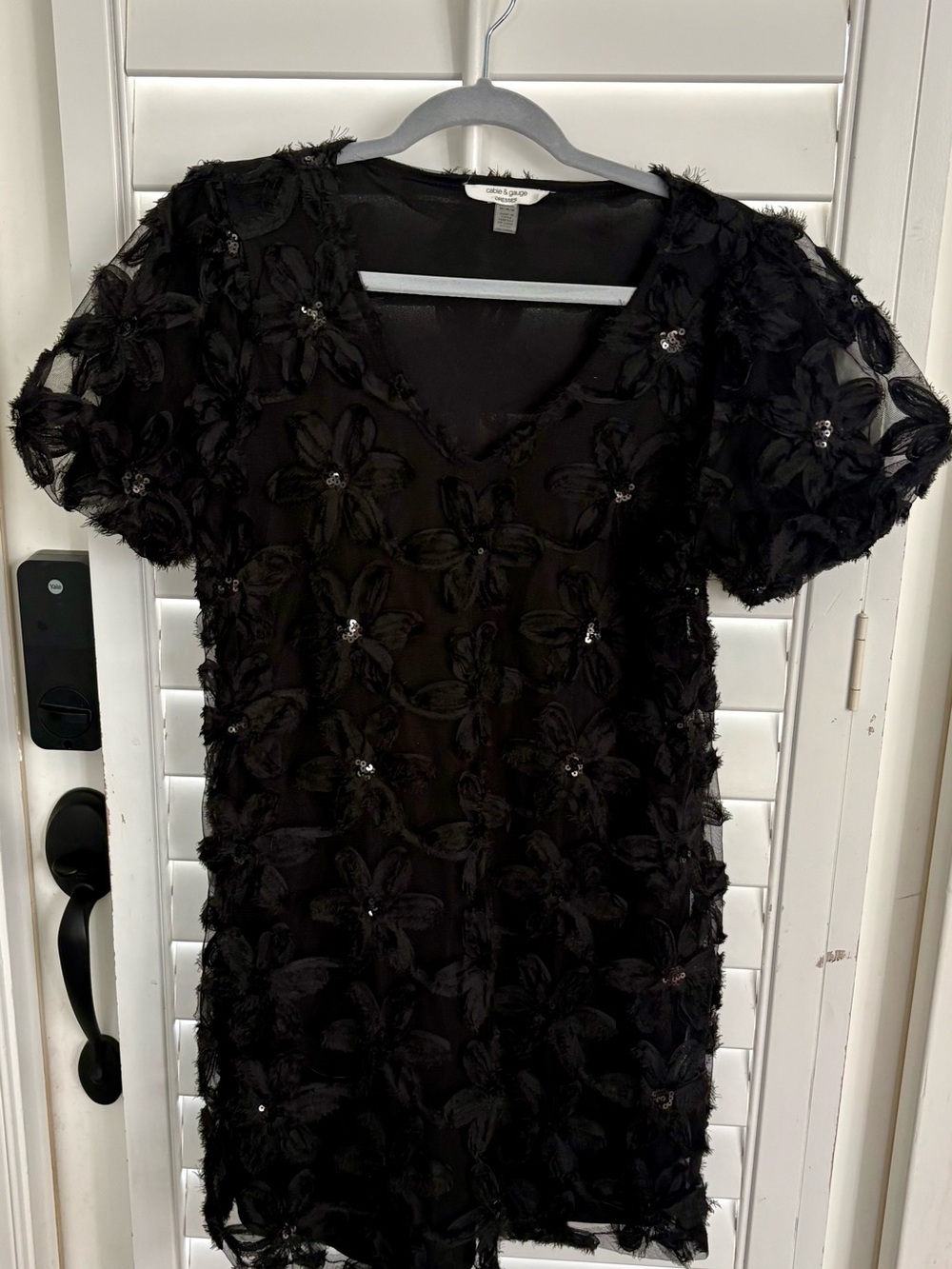 Cable & Gauge Black Cocktail Dress